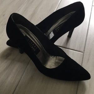 Stuart Weitzman velvet black pumps